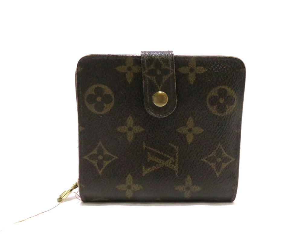 Louis Vuitton Bi fold Wallet Compact Zip Monogram AH